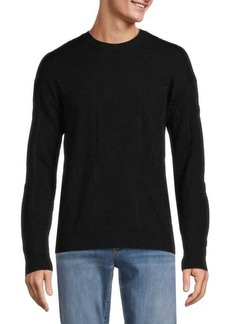 Roberto Cavalli Crewneck Virgin Wool Blend Sweater