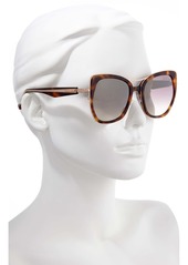 Roberto Cavalli Gradient Cat Eye 55mm Sunglasses