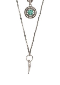 Roberto Cavalli layered curb-chain necklace