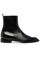Roberto Cavalli leather Chelsea boots