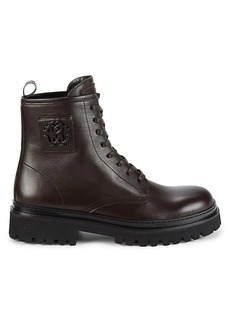 Roberto Cavalli Leather Hiker Boots