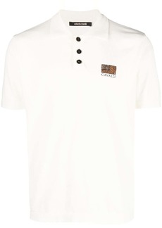 Roberto Cavalli logo-embroidered polo shirt