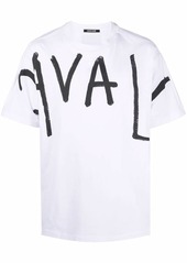 Roberto Cavalli logo-print crew-neck T-shirt