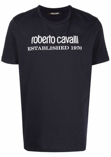 Roberto Cavalli logo-print T-shirt