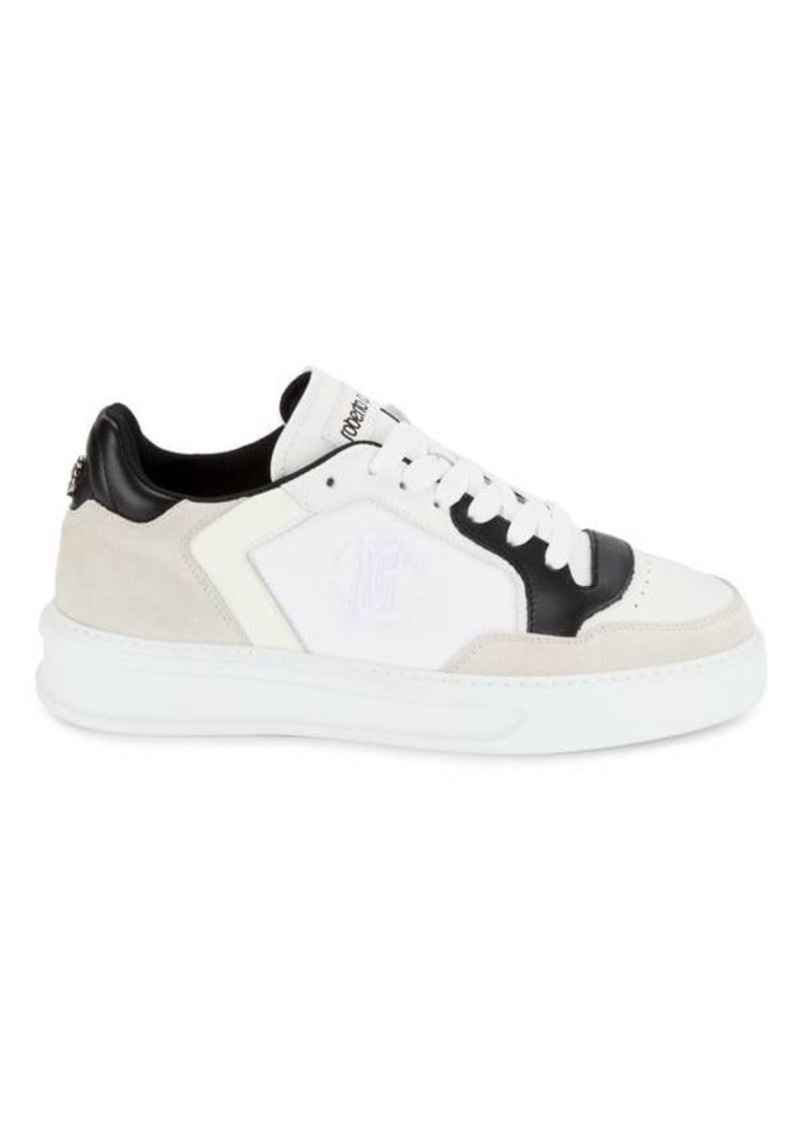 Roberto Cavalli Low Top Leather Sneakers