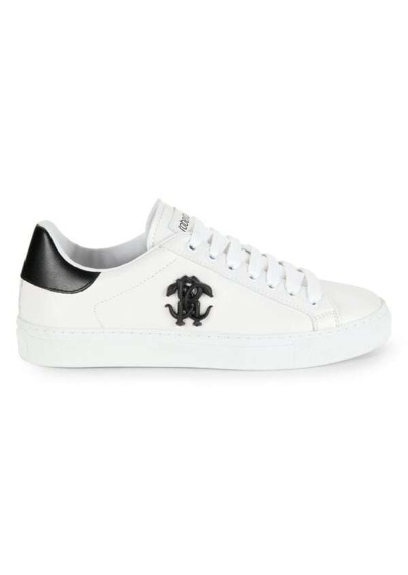 Roberto Cavalli Low Top Leather Sneakers