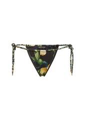 Roberto Cavalli Lycra Printed Bikini Bottoms