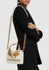 Roberto Cavalli Medium Roar Croc Embossed Bag