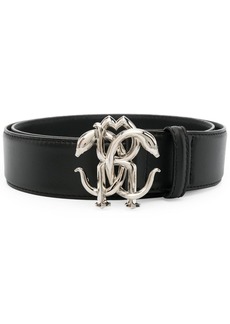 Roberto Cavalli Mirror Snake leather belt