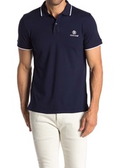 Roberto Cavalli Logo Embroidered Cotton Polo in Navy at Nordstrom Rack