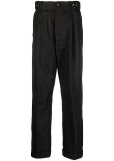 Roberto Cavalli pleat-detail straight-leg trousers