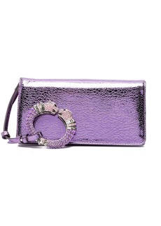 Roberto Cavalli Pochette metallic cutch bag