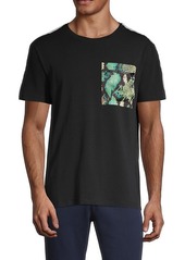Roberto Cavalli Python-Print Pocket T-Shirt