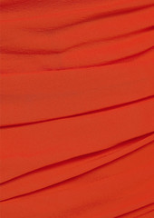 Roberto Cavalli - Ruched two-tone silk-blend crepe mini dress - Pink - IT 38