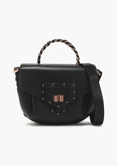 Roberto Cavalli - Studded leather shoulder bag - Black - OneSize