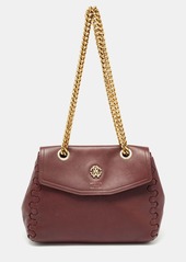 Roberto Cavalli Leather Chain Shoulder Bag