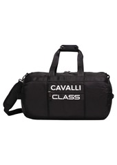 Roberto Cavalli Logo Duffle Bag in Black at Nordstrom Rack