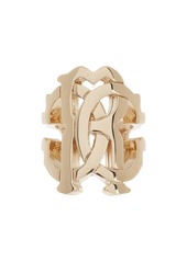 Roberto Cavalli Monogram Metal Ring in Gold at Nordstrom Rack