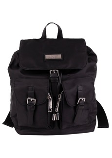 Roberto Cavalli Travel Backpack in Black/Silver at Nordstrom Rack