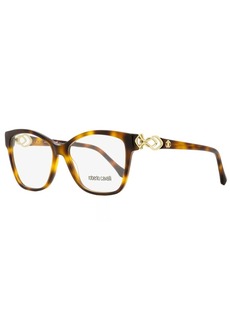 Roberto Cavalli Women's Butterfly Eyeglasses RC5063 Lorenzana 052 Havana/Gold 53mm