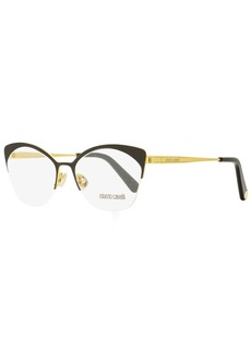 Roberto Cavalli Women's Butterfly Eyeglasses RC5111 030 Black/Gold 53mm