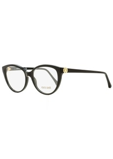 Roberto Cavalli Women's Oval Eyeglasses RC5073 Marradi 001 Black/Gold 54mm