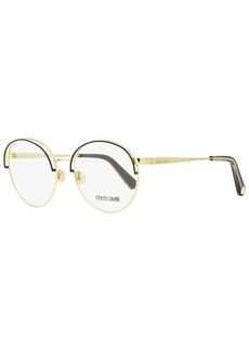 Roberto Cavalli Women's Oval Eyeglasses RC5084 032 Gold/Black 54mm