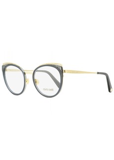 Roberto Cavalli Women's Oval Eyeglasses RC5114 020 Gold/Transparent Gray 53mm