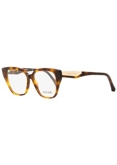 Roberto Cavalli Women's Square Eyeglasses RC5083 Orciano 052 Havana/Gold 53mm