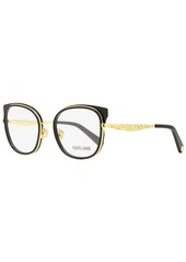 Roberto Cavalli Women's Square Eyeglasses RC5093 001 Black/Gold 53mm