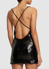 Roberto Cavalli Sequined Mini Dress