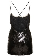 Roberto Cavalli Sequined Mini Dress