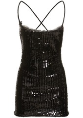 Roberto Cavalli Sequined Mini Dress