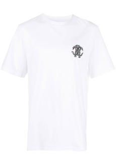Roberto Cavalli snake-motif monogram T-Shirt