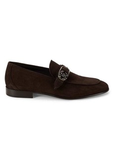 Roberto Cavalli Suede Loafers