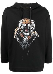 Roberto Cavalli tiger-print cotton hoodie