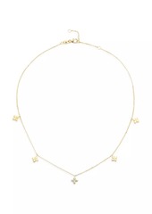 Roberto Coin ​18K Yellow Gold & 0.08 TCW Diamond Charm Necklace