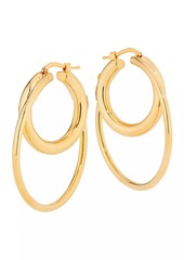 Roberto Coin 18K Yellow Gold Medium Double Hoop Earrings