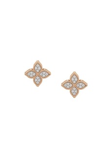 Roberto Coin 18kt gold Princess Flower diamond studs