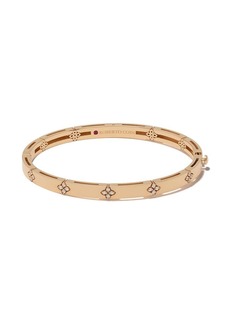 Roberto Coin 18kt rose gold diamond Love in Verona bangle bracelet