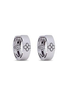 Roberto Coin 18kt white gold Love in Verona diamond hoop earrings