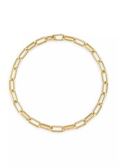 Roberto Coin 18K Yellow Gold Thick Paper Clip Chain Necklace/18"