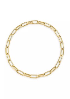 Roberto Coin 18K Yellow Gold Thick Paper Clip Chain Necklace/18"