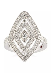 Roberto Coin Diamante 18K White Gold & 0.85 TCW Diamond Ring