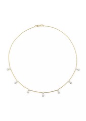 Roberto Coin Diamonds By The Inch 18K Yellow Gold & 1.8 TCW Diamond Station Necklace