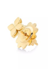 Roberto Coin Love In Verona 18K Yellow Gold Floral Stud Earrings