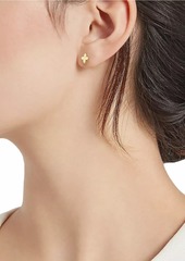 Roberto Coin Love In Verona 18K Yellow Gold Floral Stud Earrings