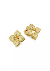 Roberto Coin Petite Venetian 18K Yellow Gold & Diamond Stud Earrings