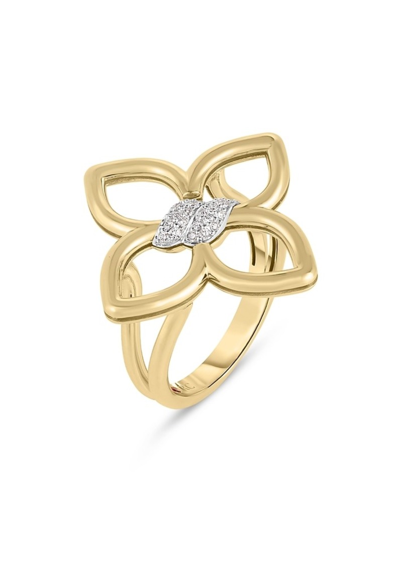 Roberto Coin 18K Yellow Gold Cialoma Ring with Diamonds, 0.07 ct. t.w.