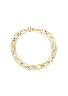 Roberto Coin 18K Yellow Gold Designer Gold Oval Link Chain Bracelet